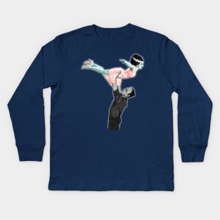 Dirty Dancing Frankenstein Kids Long Sleeve T-Shirt